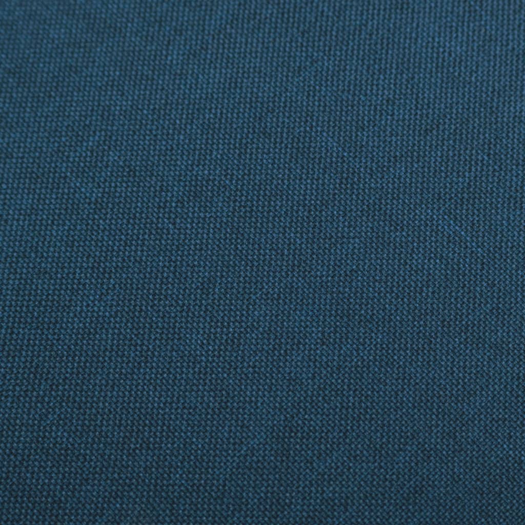 Taburetes De Cocina 2 Unidades Tela Azul_5