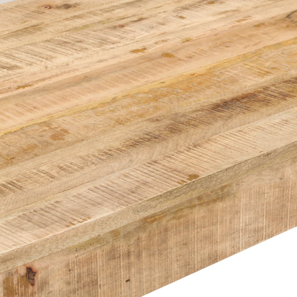 Mesa De Comedor De Madera Maciza De Mango 160x80x76 Cm_2