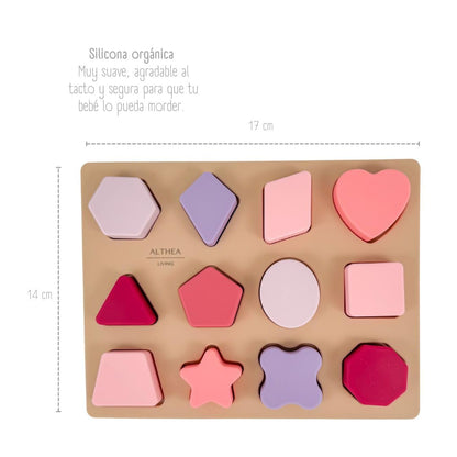 Puzzle Sensorial Para Bebé De Silicona Orgánica Althea Living Multicolor_5