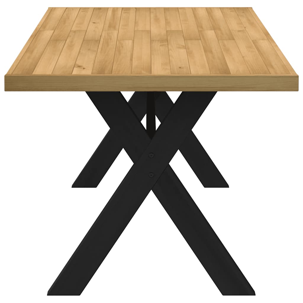 Mesa Comedor Noain Patas Forma X Madera Maciza Pino 160x90x75cm_2