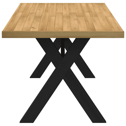 Mesa Comedor Noain Patas Forma X Madera Maciza Pino 160x90x75cm_2