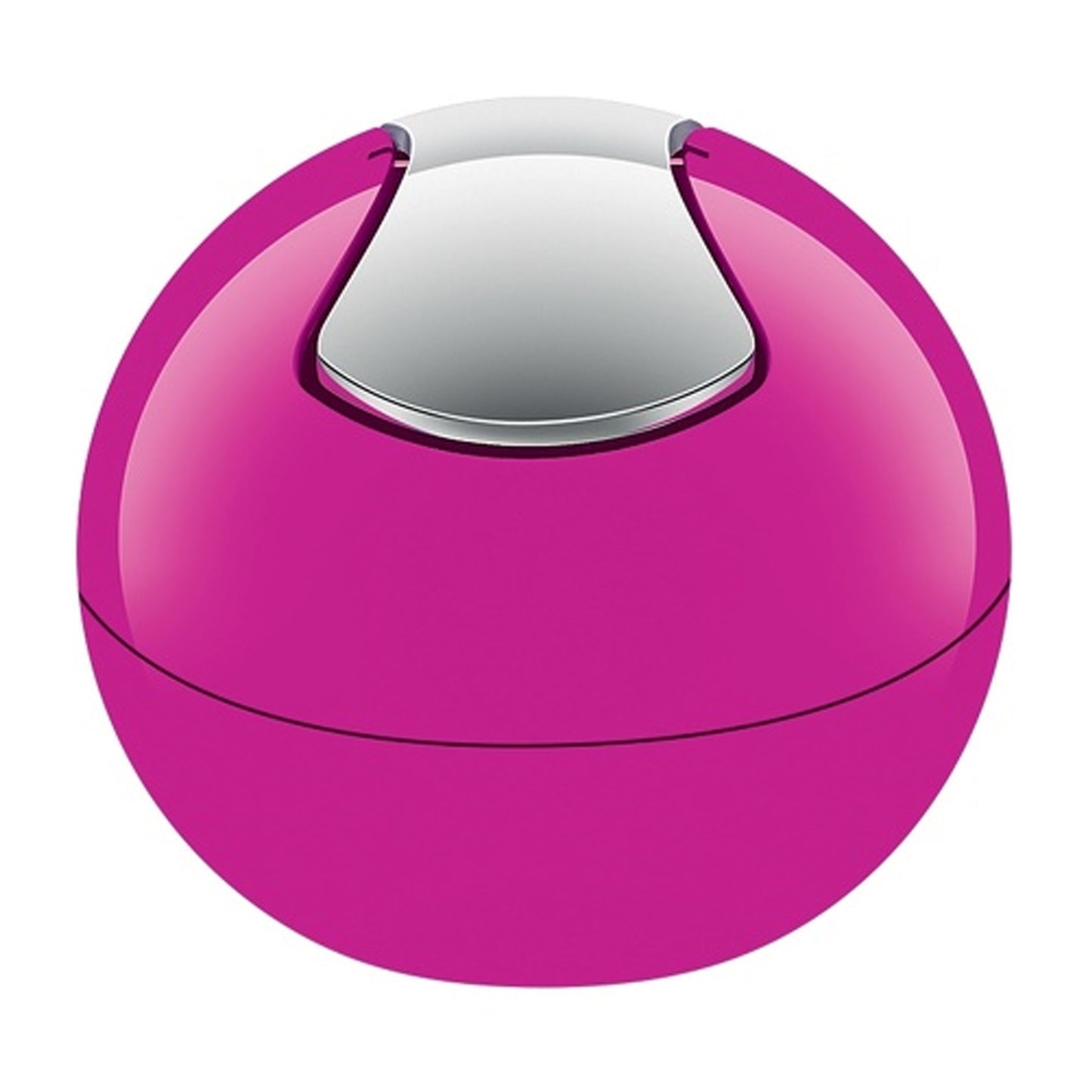 Spirella Colección Bowl, Papelera Ø16 X 14 Cm (1 Litro), Poliestirol, Morado_0