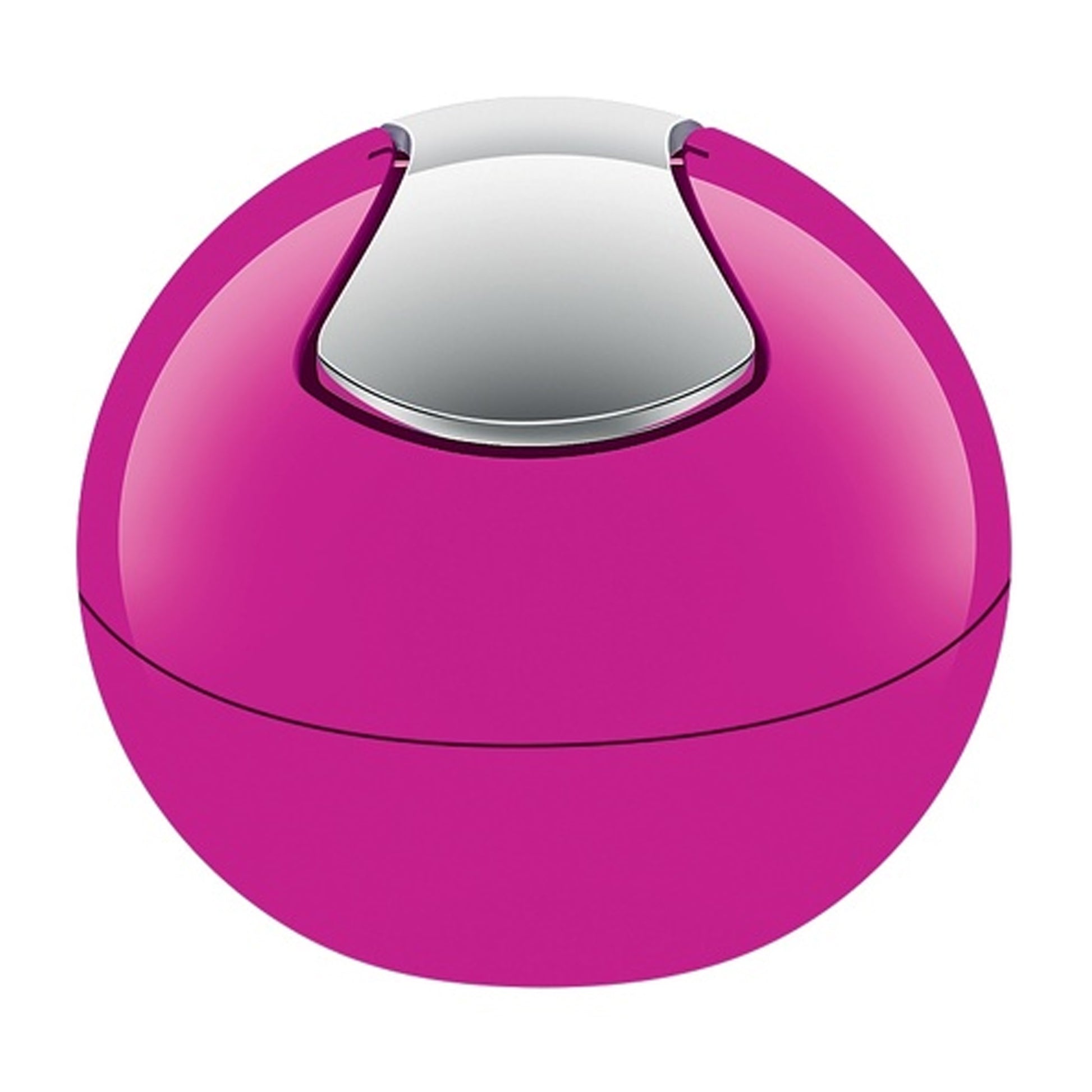 Spirella Colección Bowl, Papelera Ø16 X 14 Cm (1 Litro), Poliestirol, Morado_0