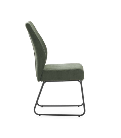 Pack De 4 Sillas Modelo Alicia Tapizado Textil Verde, 97cm(alto) 45cm(ancho) 62cm(largo)_3