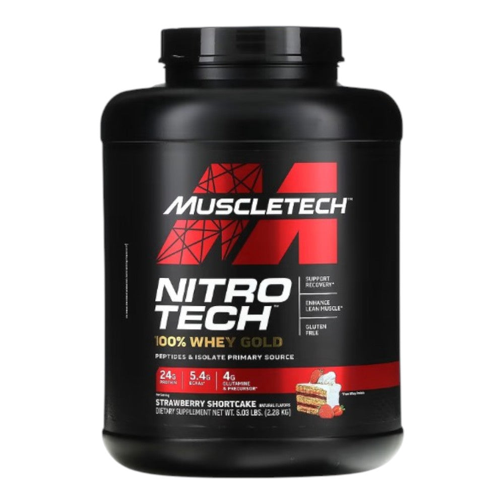 Nitrotech 100% Whey Gold 2.27 Kg Fresa Shortcake_0