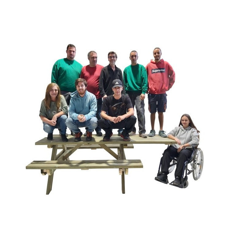 Mesa De Picnic Adaptada Masgames Lyon.