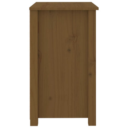 Mesitas De Noche 2 Uds Madera De Pino Marrón Miel 50x35x61,5 Cm_3