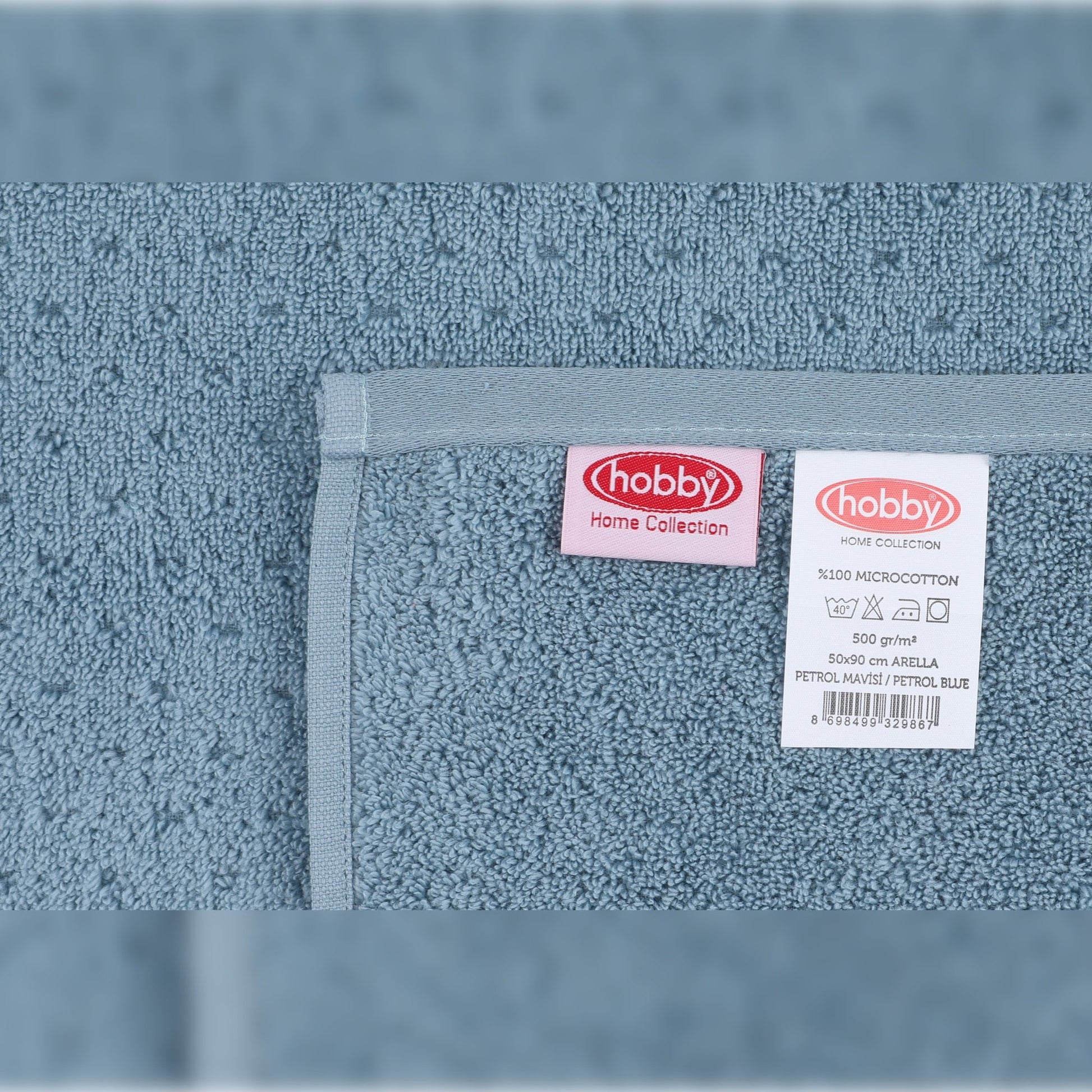 Juego De Toallas De Mano (2 Piezas) Azul Petróleo_5