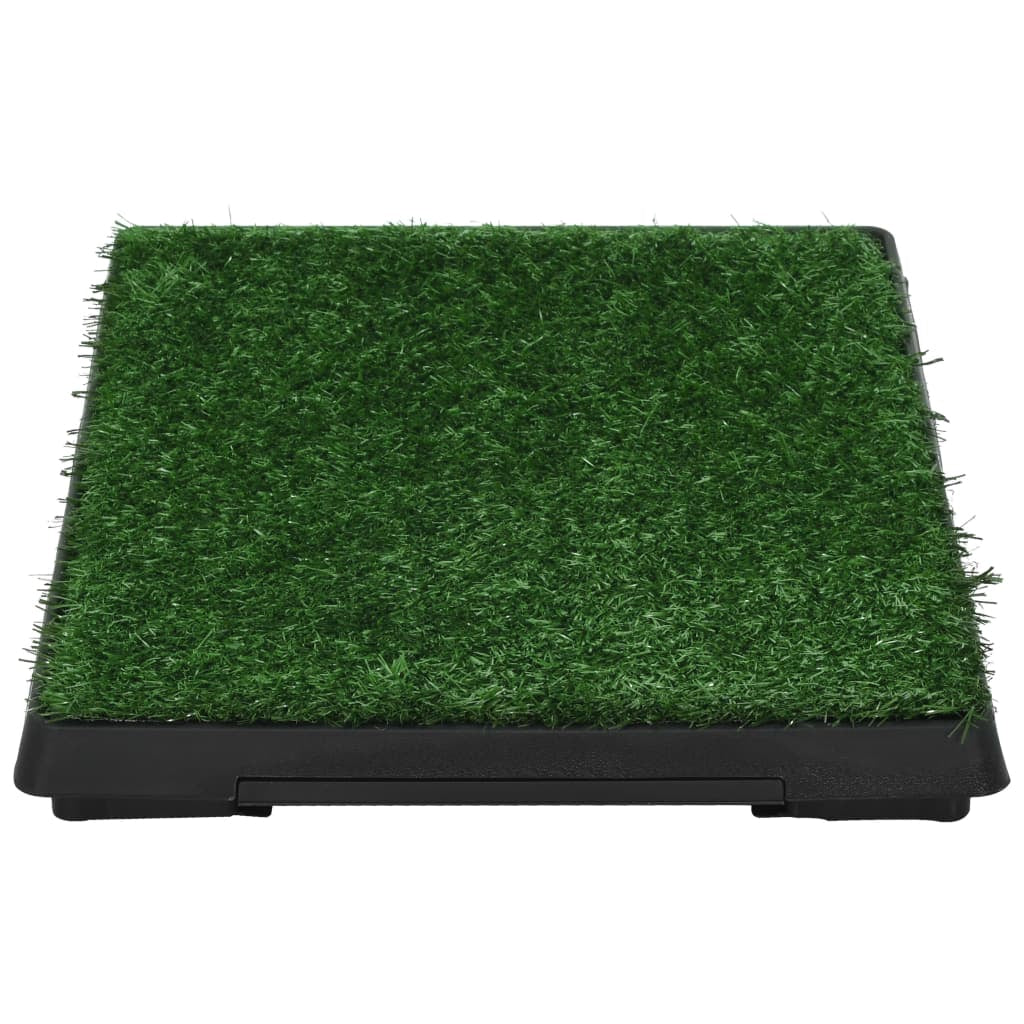 Vidaxl Inodoros Mascotas Con Bandeja Césped Artificial 2 Uds 63x50x7cm_3