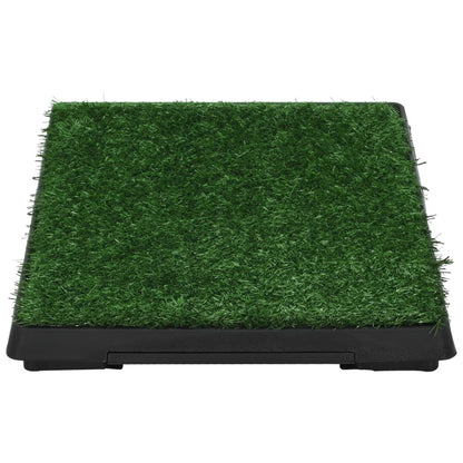 Vidaxl Inodoros Mascotas Con Bandeja Césped Artificial 2 Uds 63x50x7cm_3