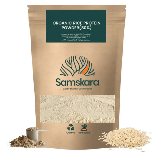 Proteína De Arroz Integral Bio - 1kg | Proteína Vegetal Vegana Para Batidos Y Repostería, Sin Azúcares Añadidos_0