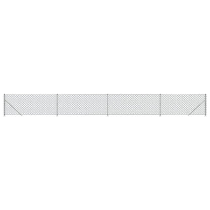 Cerca De Alambre Con Brida Plateada 1x10 M / Vetonek_4
