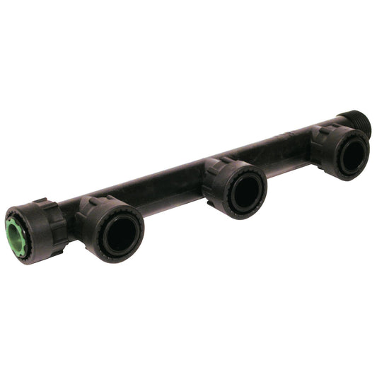 Colector rosca loca de 3 vías