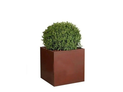 Jardinera Cubo Acero Corten / Unidad / 30x30x30 Cm_2