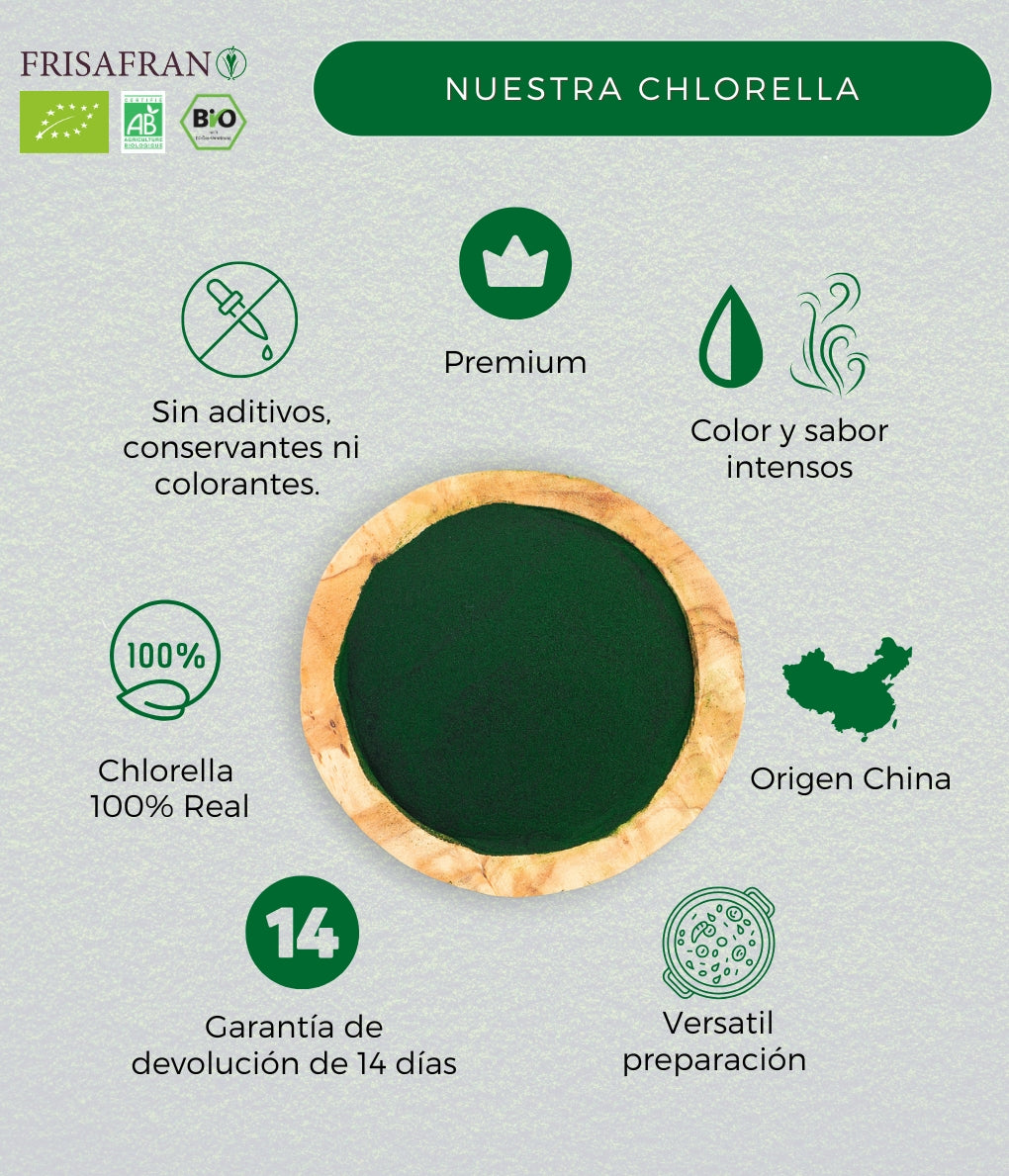 Chlorella Ecológica En Polvo - Calidad Y Sabor | Frisafran 200 G_3