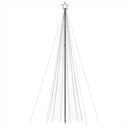 Vidaxl Árbol De Navidad Led Con Estacas 1534 Leds Colores 500 Cm_4