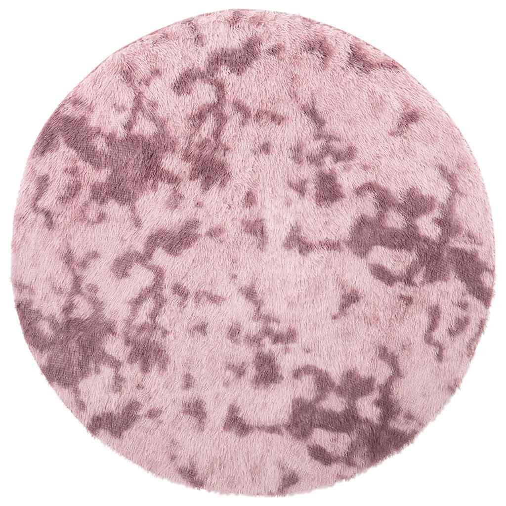 Vidaxl Alfombra De Pelo Largo Navarra Rosa Polvoriento 100x100 Cm_0