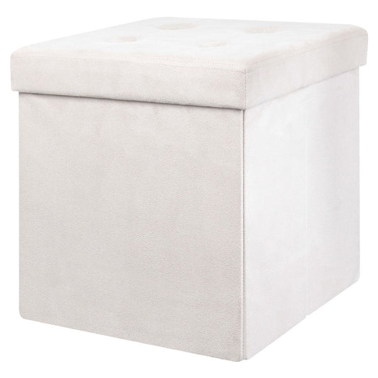 Caja-puf Plegable Beige_0