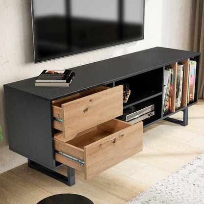 Mueble De Tv Elegante Y Minimalista Modelo Wl6.814_4