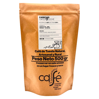 Cafe Sin Intermediarios Café Nicaragua Caricias Molido Americana 500 G_0
