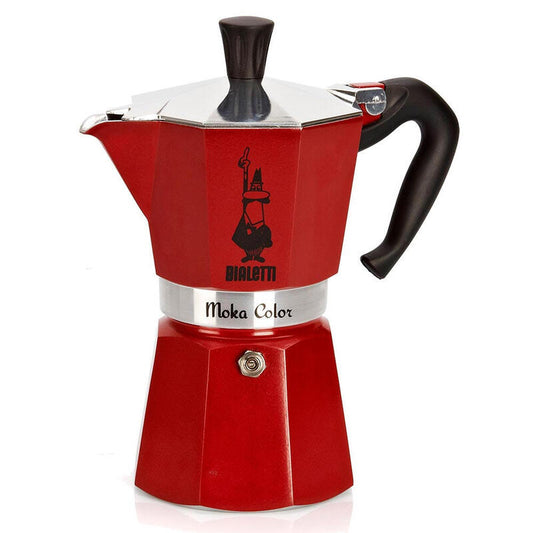 Cafetera Italiana Bialetti Moka Express Rojo_0