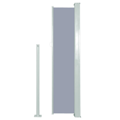 Vidaxl Toldo Lateral Retráctil De Jardín Gris 140x300 Cm_3