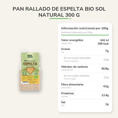 Información nutricional