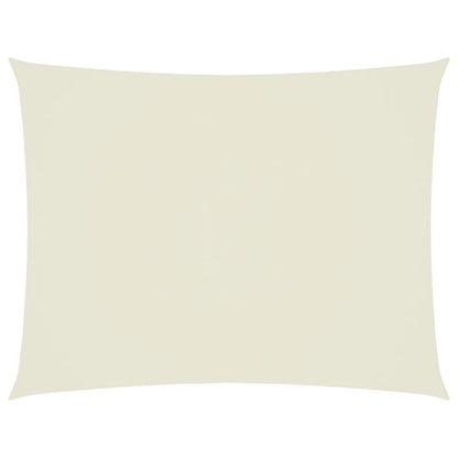 Vidaxl Toldo De Vela Rectangular Tela Oxford Color Crema 6x7 M_0