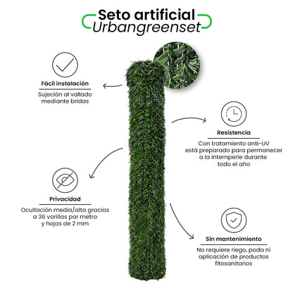 Seto Artificial Urbangreenset 1x3 M Nortene_2