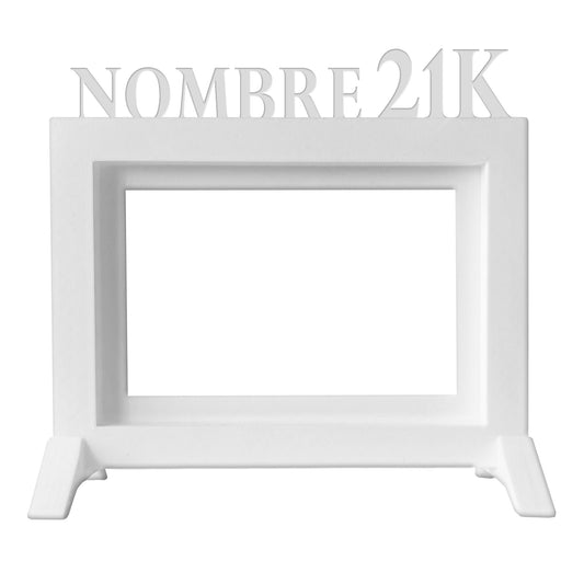Wellhome - Marco Carrera Xxk Blanco 20,5x13,5 Cm Para Fotos 10x15 Cm_0