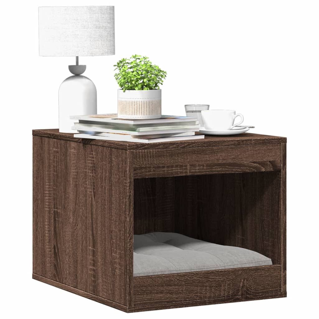 Vidaxl Mueble Arenero Para Gatos Madera Marrón Roble 47x59x42 Cm_1