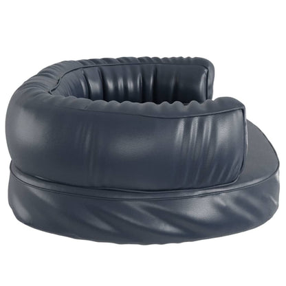 Vidaxl Cama Para Perros De Espuma Cuero Sintético Azul Oscuro 60x42 Cm_4