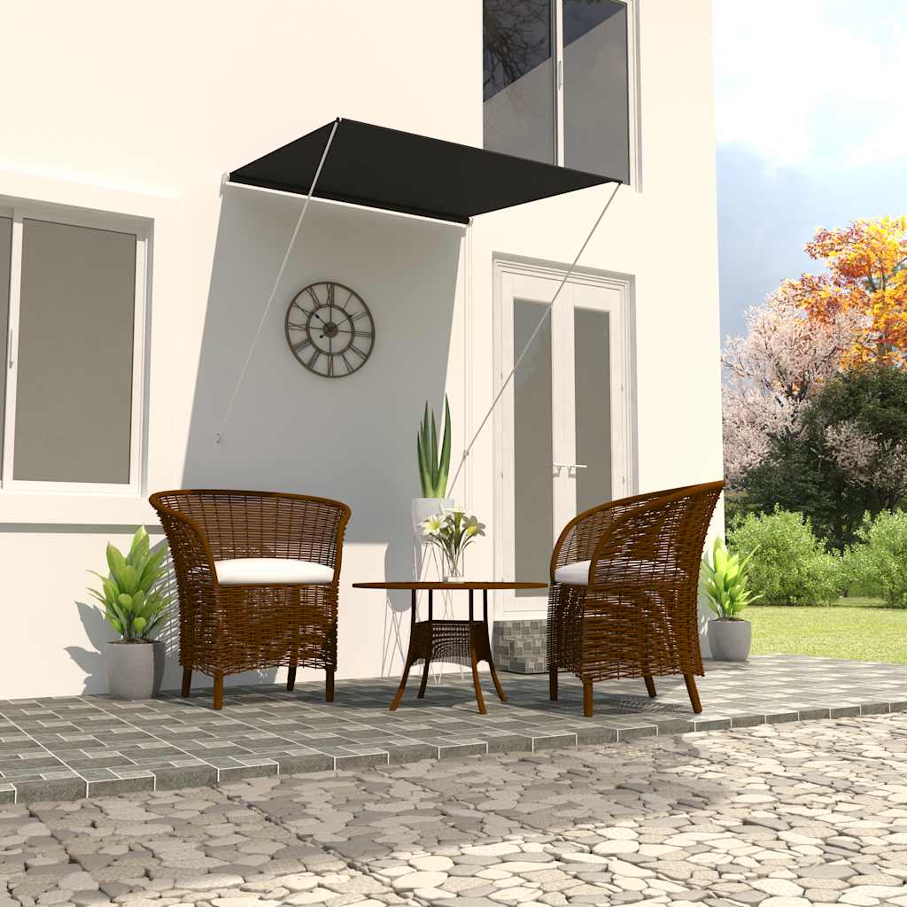 Toldo Retráctil Gris Antracita 100x150 Cm_1