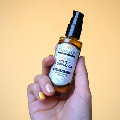 Aceite Iluminador Corporal Glow Oil 30ml Camaleon Cosmetics_1