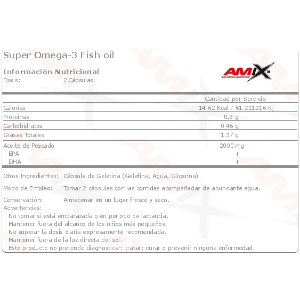 Super Omega 3 Fish Oil 90 Perlas