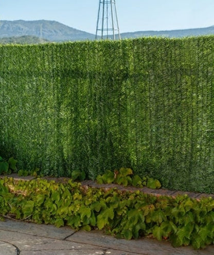 Seto Artificial| Composición 100% Polipropileno| 90% Ocultacion| 30 Varillas Metálicas| Cuatritono