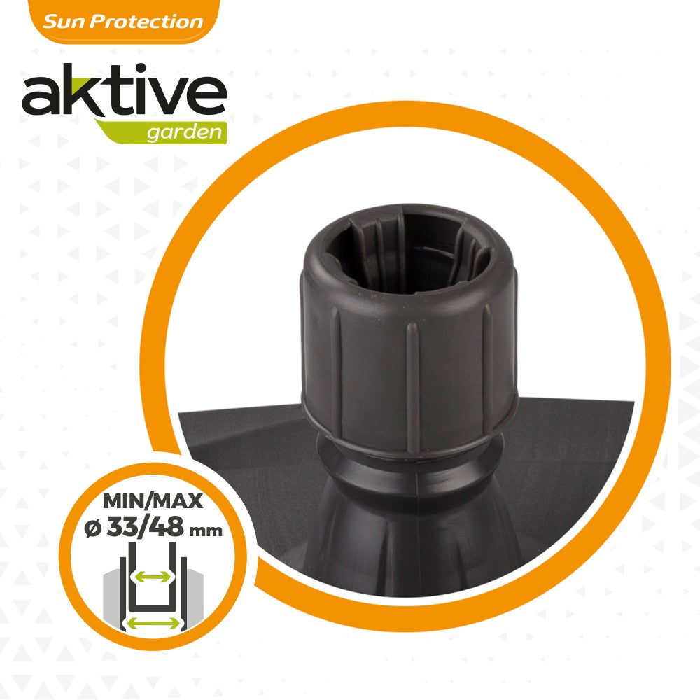 Base Para Sombrilla Cuadrada Antracita Ø33-48 Mm Aktive_4