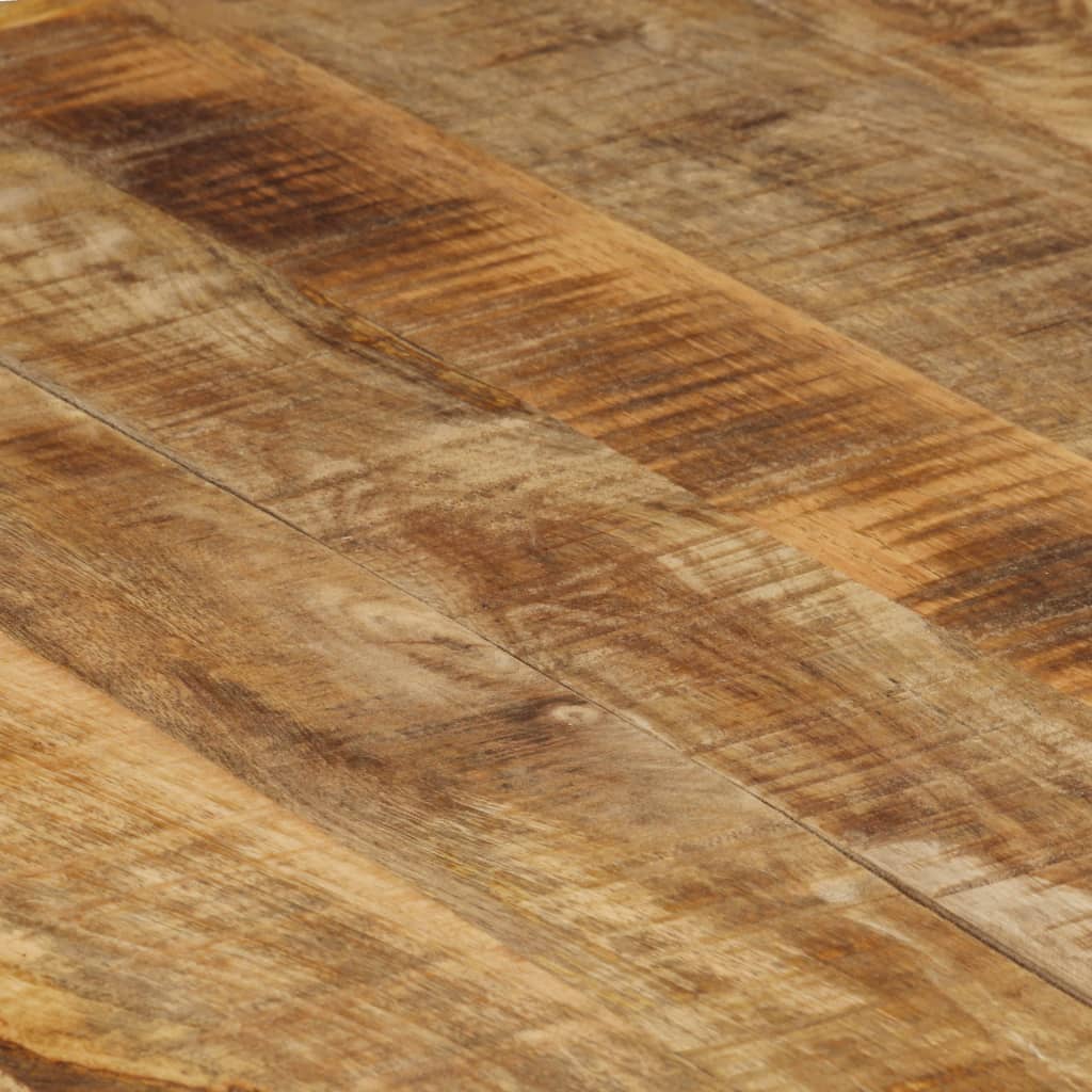 Mesa De Centro Madera De Mango Rugosa 140x70x40 Cm_4