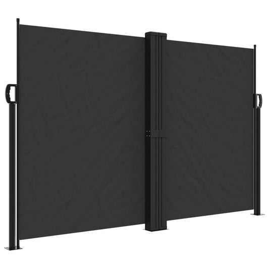 Vidaxl Toldo Lateral Retráctil Negro 160x600 Cm_0