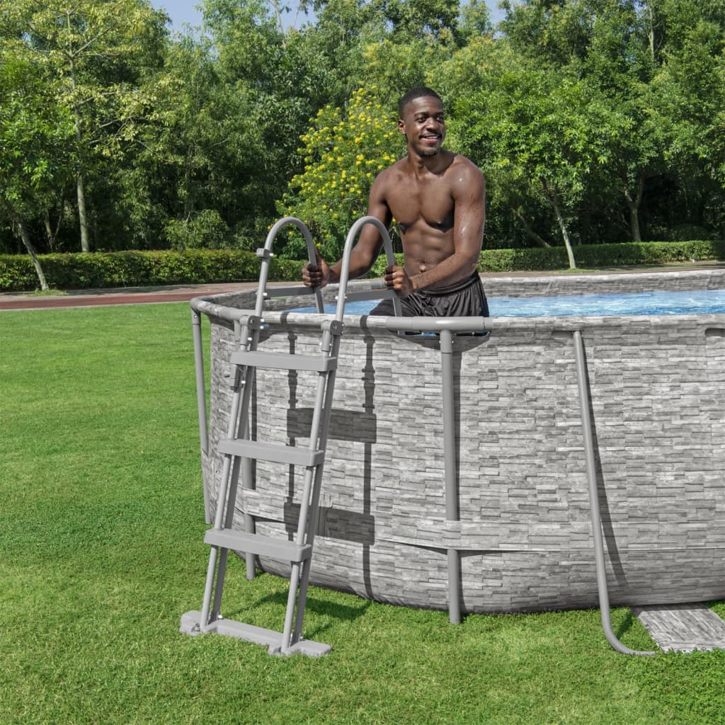 Bestway Conjunto De Piscina Power Steel 488x305x107 Cm_2