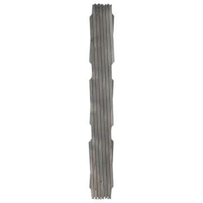 Vallas Enrejado 5 Uds Madera Maciza De Abeto Gris 180x80 Cm / Vetonek_0