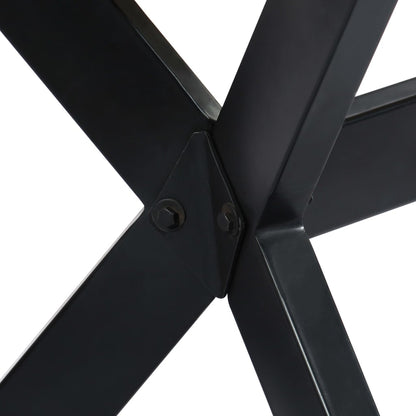 Mesa De Comedor De Madera Maciza Reciclada 140x70x75 Cm_2