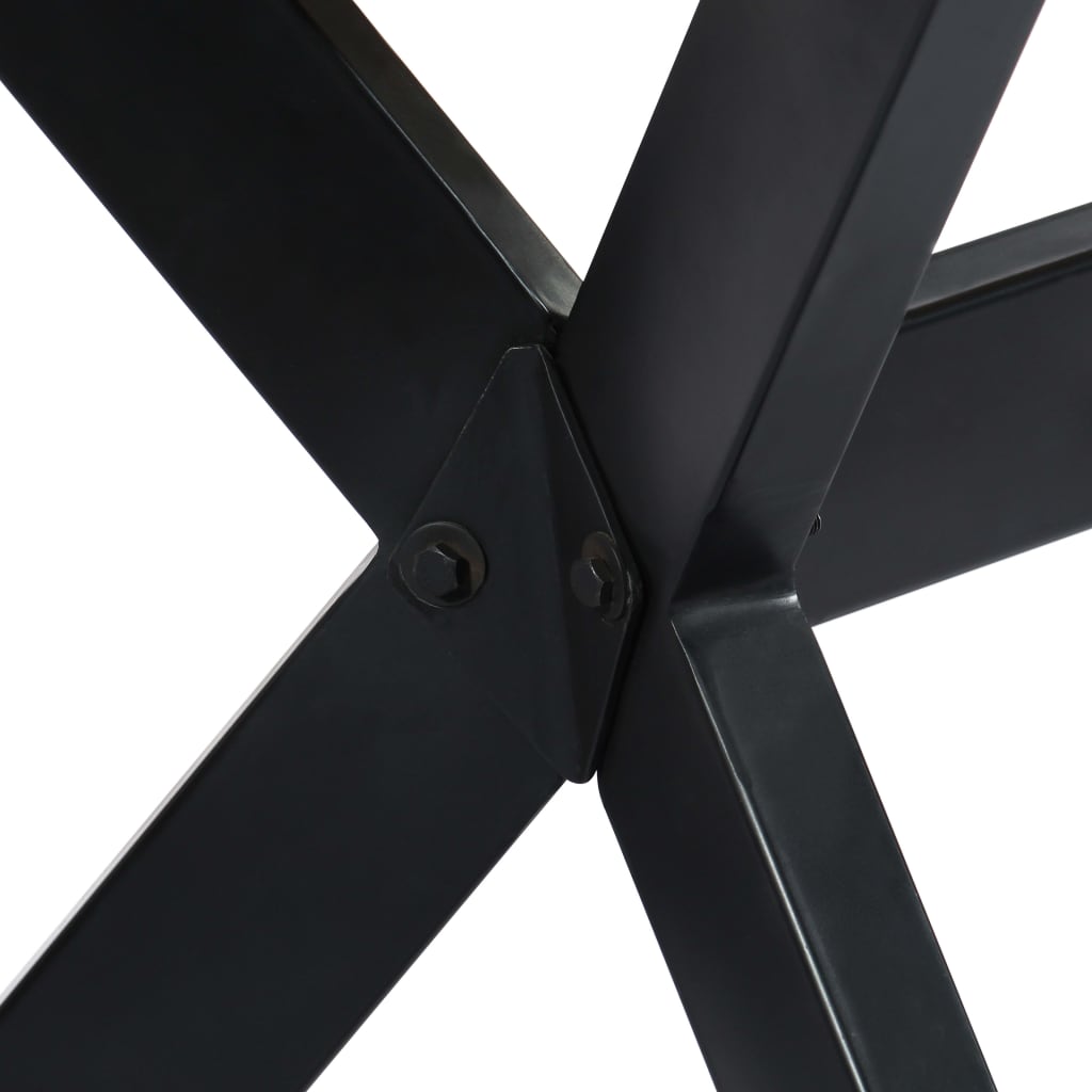 Mesa De Comedor De Madera Maciza Reciclada 160x80x75 Cm_4