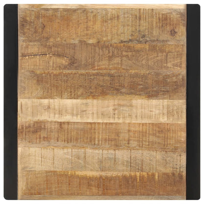 Mesa De Comedor Madera Maciza De Mango Rugosa 70x70x75 Cm_2
