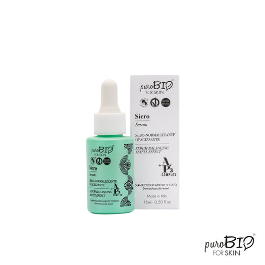 Sérum Facial Equilibrante Efecto Mate Purobio 15 ml_0