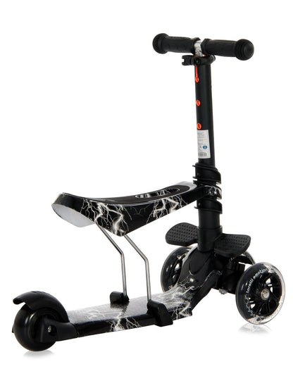 Patinete Infantil Con Asiento Y Respaldo Smart Plus Black Flash_2