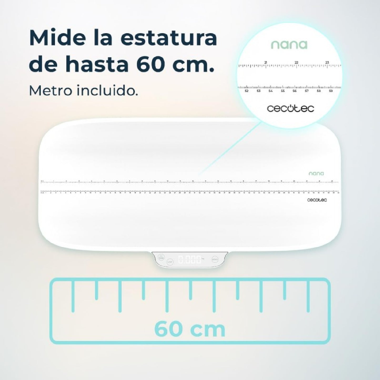 Cecotec Báscula Para Bebé Nana Babycare Smartweight_4