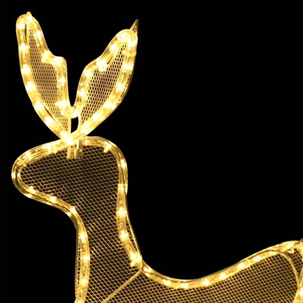 Vidaxl Luces De Navidad De Reno Y Trineo Con Malla 432 Leds_4