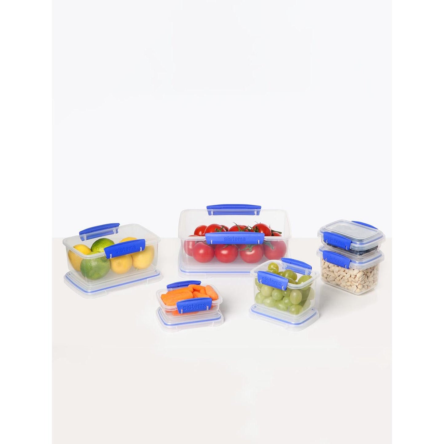 Pack recipientes herméticos Sistema Klip It 6 uds