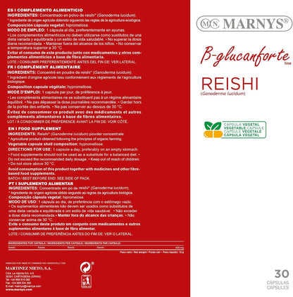 Reishi Bio 400 mg 30 cápsulas Marnys